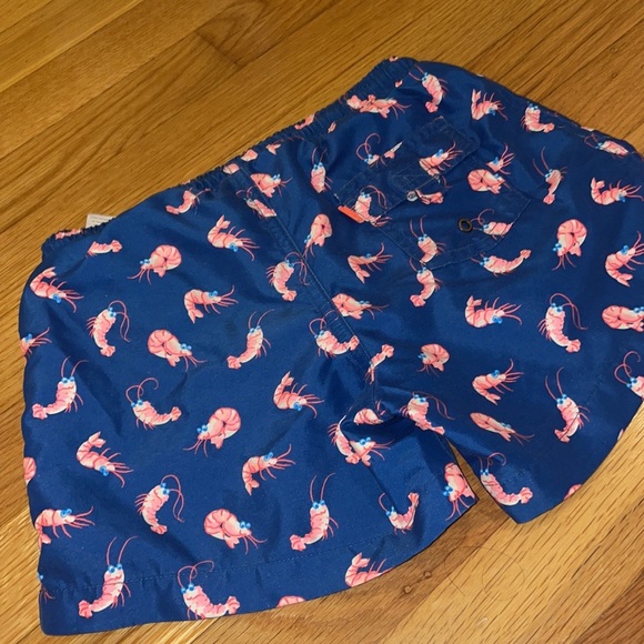 Sunuva kids swim trunks in cute shrimp pattern - Picture 5 of 6